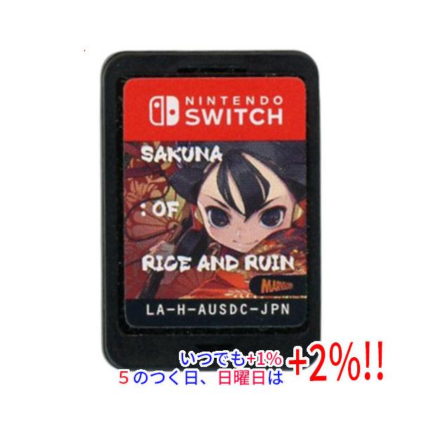 【中古】天穂のサクナヒメ Nintendo Switch ソフトのみ爆買