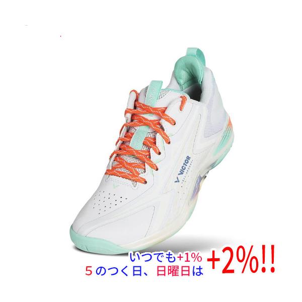 【商品名：】VICTOR(ビクター) 28.5cm バドミントンシューズ A970 NITRO LITE A970NL AG ホワイト/ライトグリーン　／　【商品状態：】新品　／　【検索用キーワード：】≪即納≫ 28.5cm バドミントンシ...