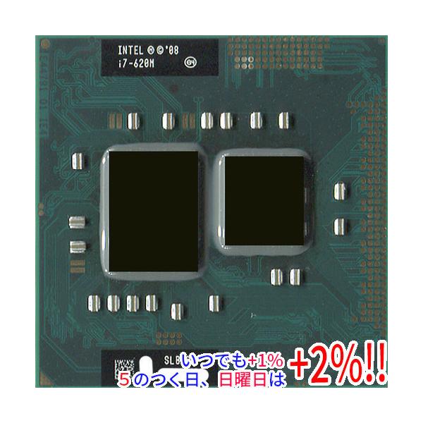 【商品名：】Core i7 Mobile I7-620M 2.6GHz PGA988 SLBPD　／　【商品状態：】動作確認済の中古品です。　／　【検索用キーワード：】≪intel インテル CPU≫ Core i7 Mobile I7-6...