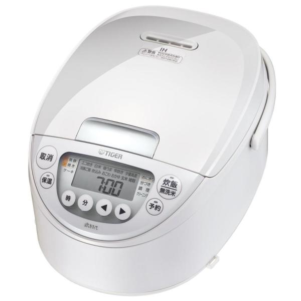 タイガー TIGER IH炊飯ジャー 5.5合炊き 炊きたて ピュアホワイト JPW-K100WY