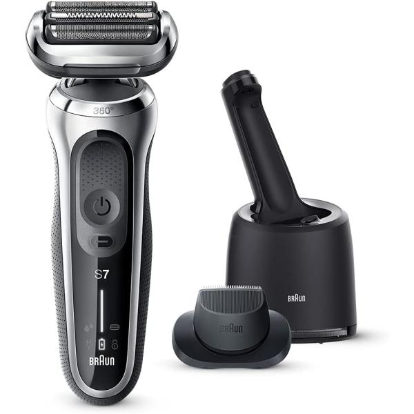 【新品・未開封】BRAUN Series 7 70-S7200cc 本体 BRAUN（ブラウン） メンズ電気シェーバー シルバー キワぞりトリマー