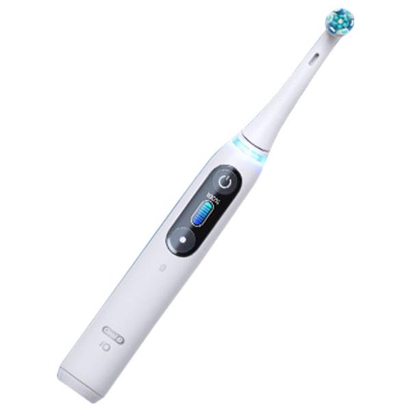 Oral-B iOシリーズ8 電動歯ブラシ 本体 ホワイトアラバスター Oral-B iO8 Electric Toothbrush, White Alabaster | Oral-B
