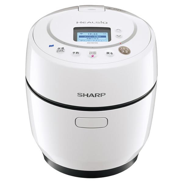 【未開封・新品未使用】SHARP KN-HW10G-W 水なし自動調理鍋 ヘルシオ シャープ 水なし自動調理鍋 ホットクック ホワイト系