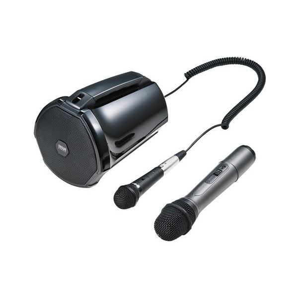 サンワサプライ MM-SPAMP3 ワイヤレスマイク付き拡声器スピーカー
