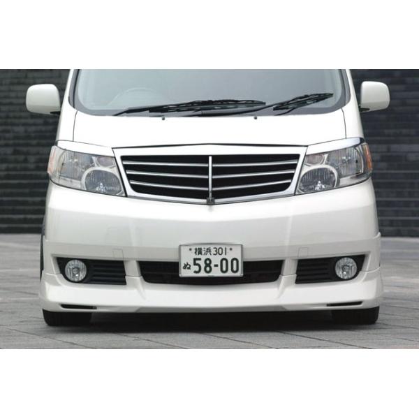 送料込み】 10 アルファード 前期 アイラインガーニッシュ [クローム