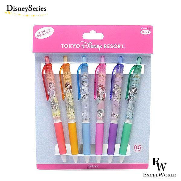 Disney ボールペン黒6本 シグノ ディズニープリンセス 白雪姫 Disney ボールペン黒6本 シグノ ディズニープリンセス 白雪姫