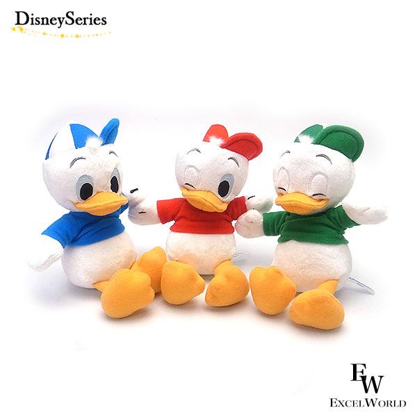 Disney ぬいぐるみ3個 ヒューイ デューイ ルーイ ドナルドの Disney ぬいぐるみ3個 ヒューイ デューイ ルーイ ドナルドの