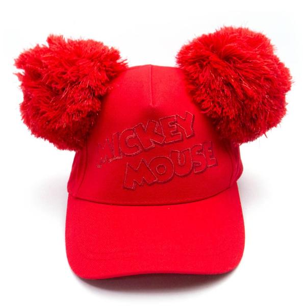 ミッキーマウス ファンキャップ 帽子 レッド 58cm ディズニー リゾート限定 エクセルワールド プレゼントにも