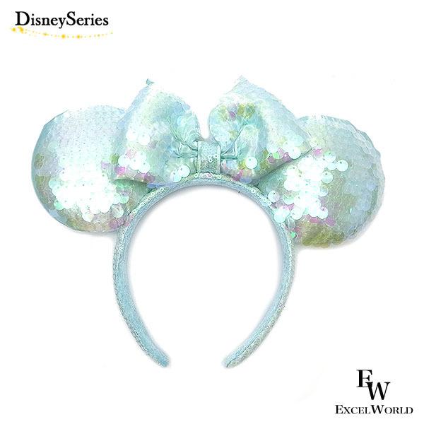 Disney ミニー グリーン スパンコール カチューシャ ディズニー