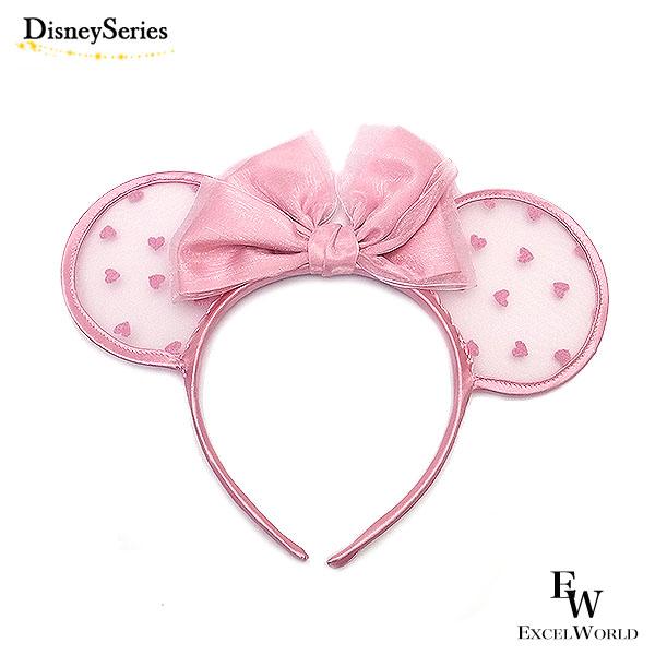 Disney ミニー カチューシャ ピンク レース ディズニーリゾート