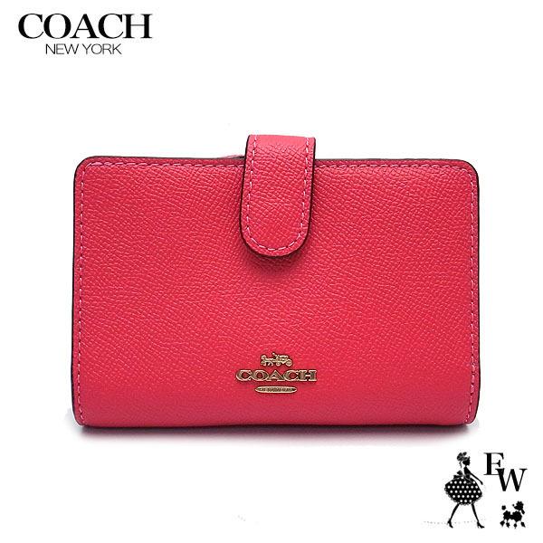 コーチ 財布 アウトレット Coach 二つ折り財布 L字ファスナー Imqob エレクトリックピンク レディース ブランド imqob エクセルワールド 通販 Yahoo ショッピング