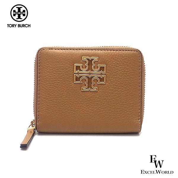 トリーバーチ 財布 TORY BURCH アウトレット 二つ折り財布 ミニ財布 141003 211 ブラウン レディース ブランド プレゼントにも  ウォレット