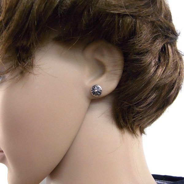 当店限定販売】 クロムハーツクロスボールスタッズピアス
