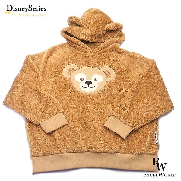 Disney ダッフィー ふわもこパーカー Lサイズ 2024年秋冬の Disney ダッフィー ふわもこパーカー Lサイズ 2024年秋冬の