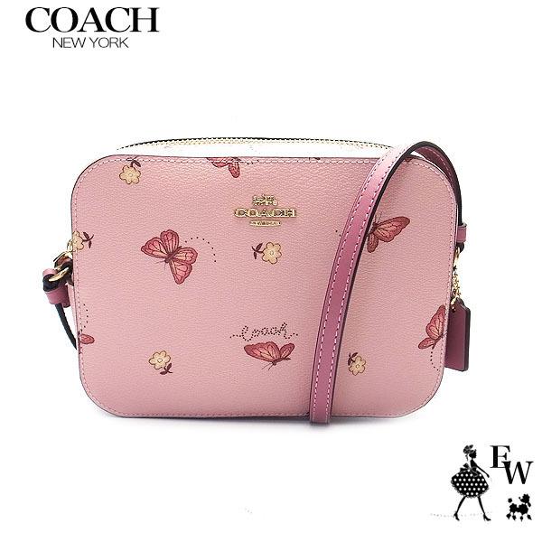 コーチ バッグ アウトレット Coach ショルダーバッグ カメラバッグ 2464 Imr2y バタフライ プリント 蝶 ピンクマルチ 2464imr2y エクセルワールド 通販 Yahoo ショッピング