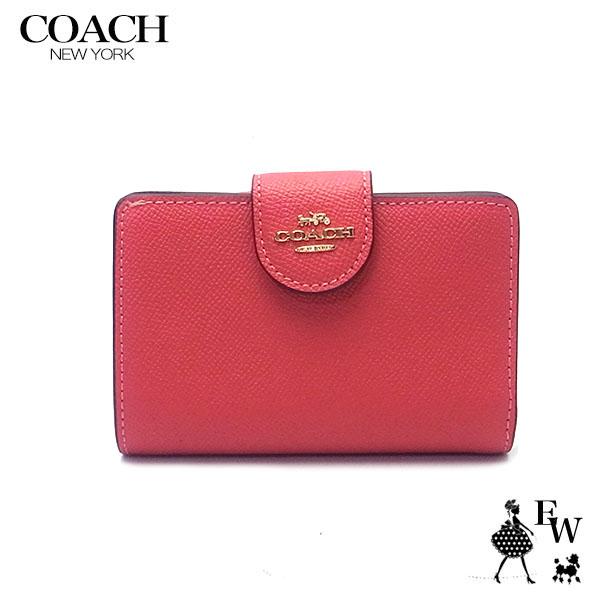 COACH コーチ 財布 アウトレット 二つ折り財布 L字ファスナー