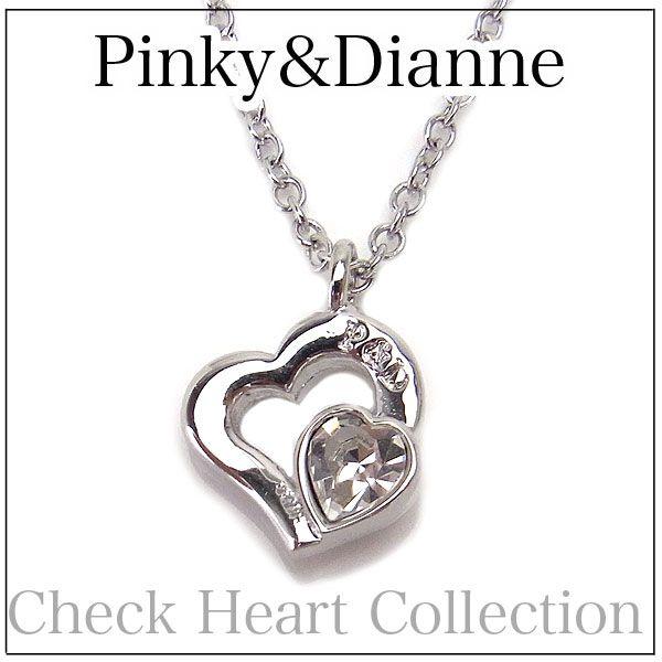 PINKY&DIANNE ピンキー＆ダイアン ネックレス Check Heart チェック 