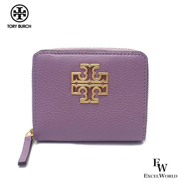 トリーバーチ 財布 アウトレット 二つ折り財布 75400 503 TORY BURCH パープル レディース ブランド プレゼントにも ウォレット