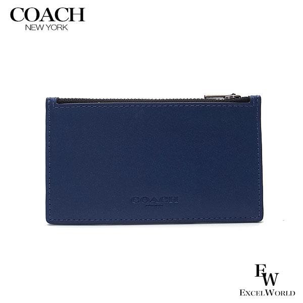 コーチ 財布 アウトレット メンズ コインケース カードケース 小銭入れ Coach qbblm レザー ブルーマルチ qbblm エクセルワールド 通販 Yahoo ショッピング