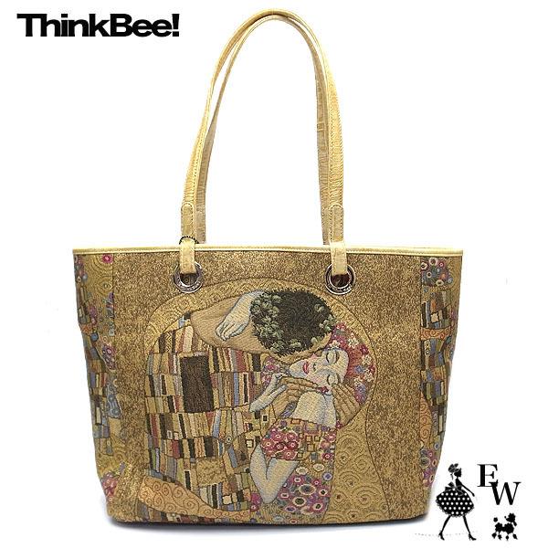 Think Bee! シンクビー バッグ Bee ゴールデンクリムト トートバッグ 