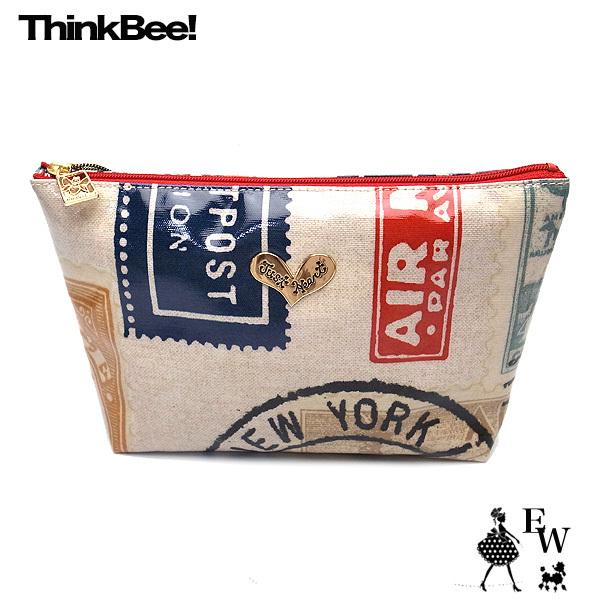 シンクビー ポーチ Think Bee スタンプポーチ 化粧ポーチ 小物入れ A エクセルワールド かわいい ブランド プレゼントにも A エクセルワールド 通販 Yahoo ショッピング
