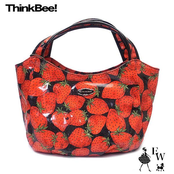 Think Bee! シンクビー バッグ Bee 苺心 A003044 いちご柄 Think Bee! シンクビー バッグ Bee 苺心 A003044 いちご柄