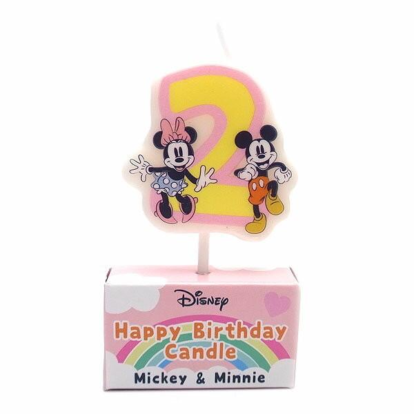 ディズニー ハッピーバースデーキャンドル ミッキー ミニー 2さい 548 00 02 エクセルワールド 通販 Yahoo ショッピング