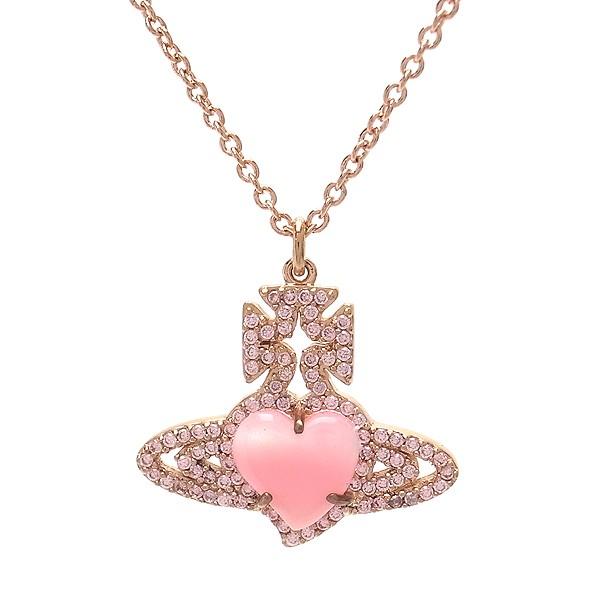 クリアランスセール ヴィヴィアン ウエストウッド Vivienne Westwood Bp1313 2 Leontyne Orb Necklace レオンタイン オーブ ハート ネックレス ペンダント Pink Gold ピンクゴールド ピンク ヴィヴィアン ネックレス オーブ ブランド ヴィヴィアンウエストウッド