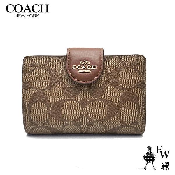 COACH コーチ 財布 アウトレット 二つ折り財布 C0082 IME74 コーナー 