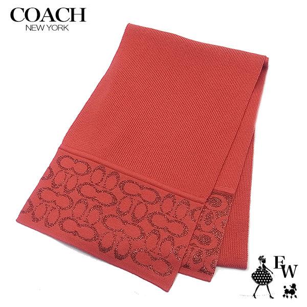 COACH コーチ アウトレット マフラー ウール グリッター C5127