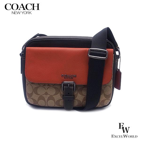 COACH コーチ メンズ バッグ アウトレット ショルダーバッグ C8143 【coach】ショルダーバッグ【terracotta multi】
