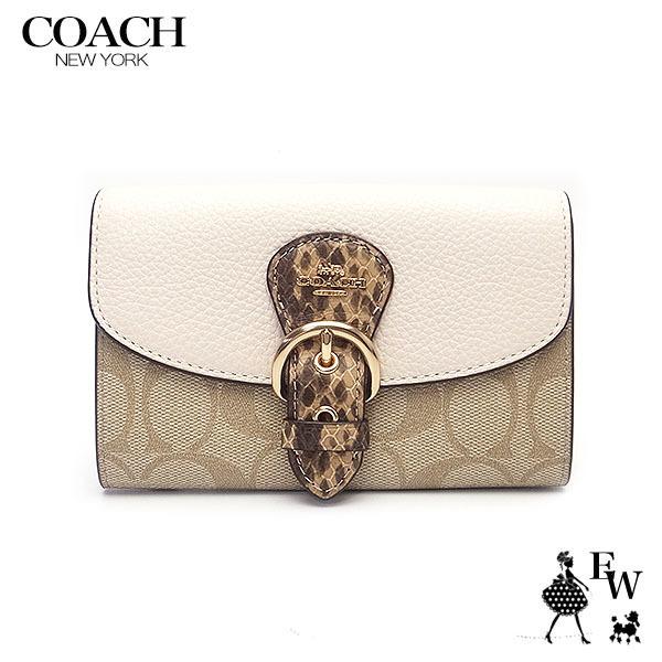 柔らかい コーチ 財布 COACH アウトレット 二つ折り財布 財布 CA440
