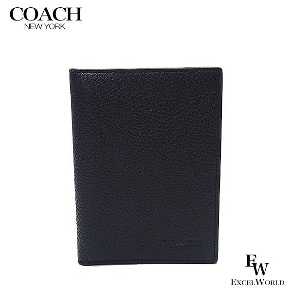 COACH】コーチ パスポートケース ペブルレザー ロゴ パスポート