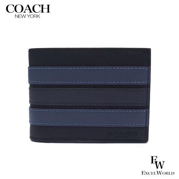 コーチ 財布 アウトレット メンズ 二つ折り財布 F N3e Coach ブラック デニム Fn3e エクセルワールド 通販 Yahoo ショッピング