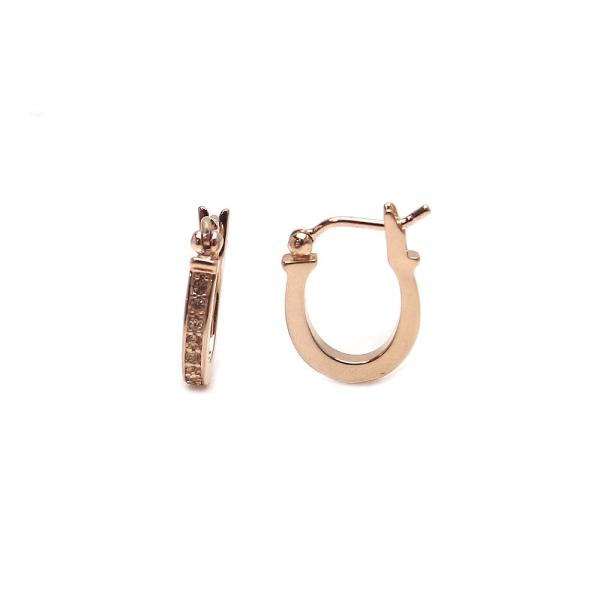 Amazon.co.jp: [コーチ] COACH 真鍮 ピアス パヴェ ロゴ ローズ