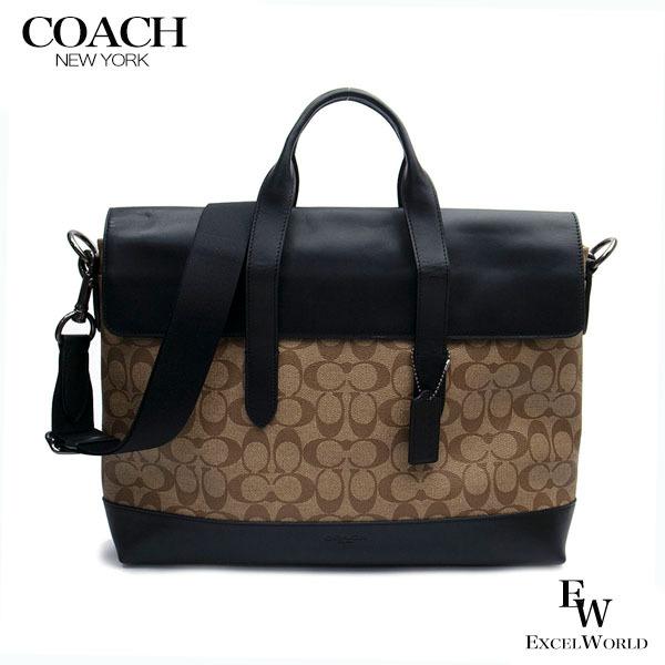 コーチ メンズ バッグ アウトレット ショルダーバッグ F765 Qbtn2 Coach ビジネスバッグ ブラック タン エクセルワールド ブランド プレゼントにも F765qbtn2 エクセルワールド 通販 Yahoo ショッピング