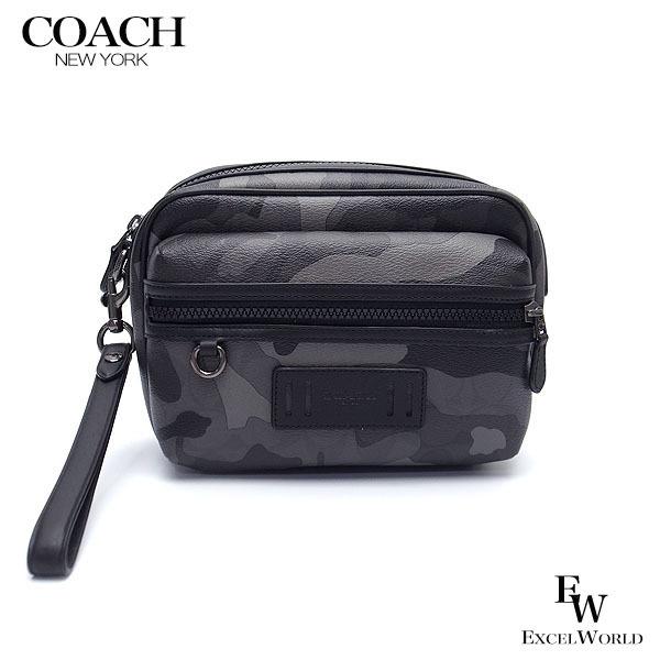 コーチ Coach バッグ アウトレット メンズ バッグ ポーチ F Qbgrm カモフラ グレー マルチ Fqbgrm エクセルワールド 通販 Yahoo ショッピング