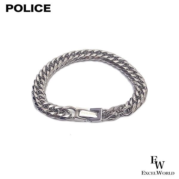 POLICE ポリス ブレスレット ステンレス 喜平ブレスレット キ平 POLICE ポリス ブレスレット ステンレス 喜平ブレスレット キ平