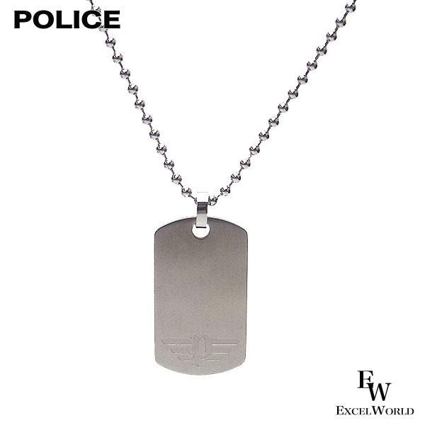 POLICE ポリス ネックレス ステンレス GN0009401 ドッグタグ