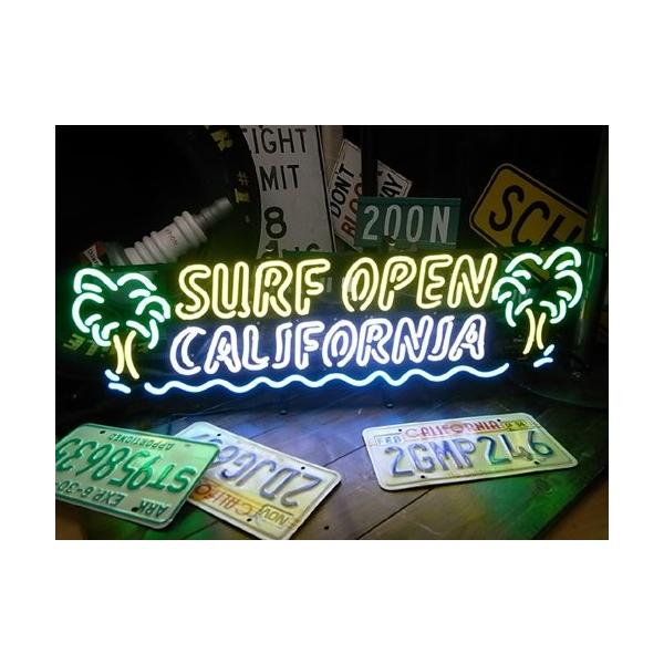 抜群正規品直輸入 アメリカ西海岸 カリフォルニア サーフ オープン ネオン管 ネオンサイン ネオン看板 何でも揃う
