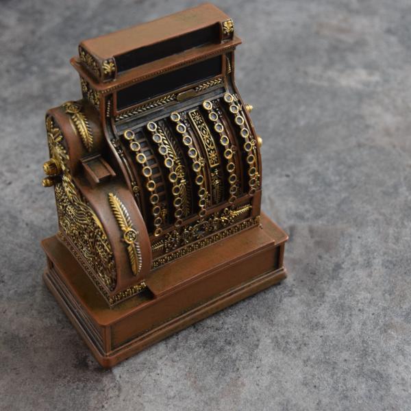 雑貨 おしゃれ 安い アンティーク 調 オブジェ 置物 レジスター 魔法