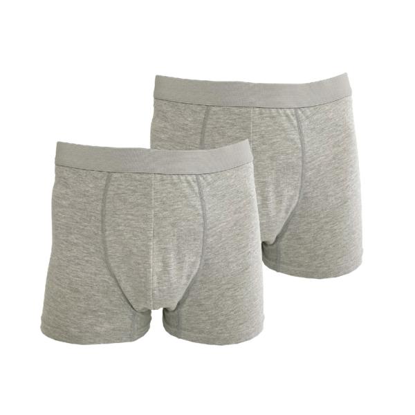 【2枚セット】ボクサーパンツ メンズ MENS セット ボクサーブリーフ 杢グレー グレー M-XL ボクサー アンダーウェア ベーシック お得