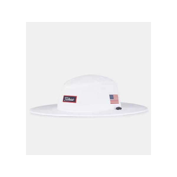 Titleist タイトリスト Charleston Aussie White/Navy/Red オージーハット :6689wtnvrd:excors golf 通販 公式 マンシングウェア 帽子 キャップ アクセサリー 小物 メンズ レディース ゴルフ バケットハット MGBWJC70 23FW