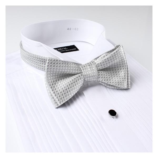蝶ネクタイ シルバーグレー 手結び ダービータイ 日本製 :MT-985 ...