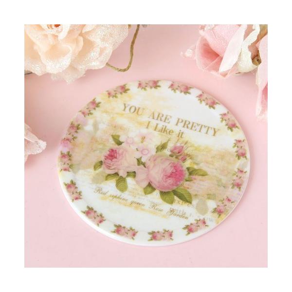 薔薇/ROSE/ローズ 雑貨好きな方に！ 薔薇テープなど★14点SET★新品 コースター(ガーデンローズ)テーブルウエア、薔薇雑貨、リフォーム