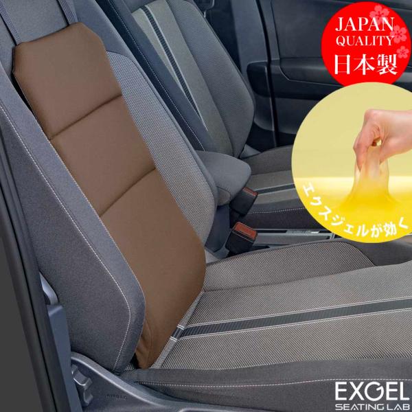 EXGEL（エクスジェル） ジェルクッション 腰痛 クッション 車 腰痛対策