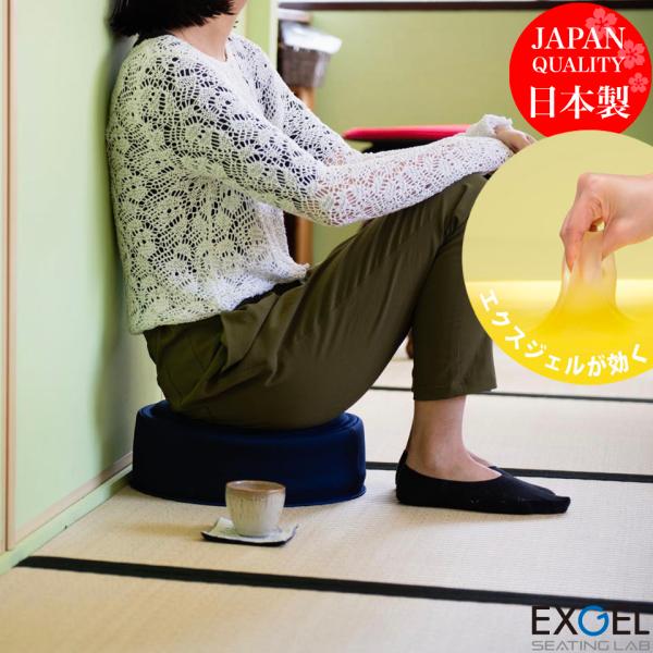 EXGEL ジェルクッション クッション 床用 フロアライフ 腰 姿勢 EXGEL ジェルクッション クッション 床用 フロアライフ 腰 姿勢