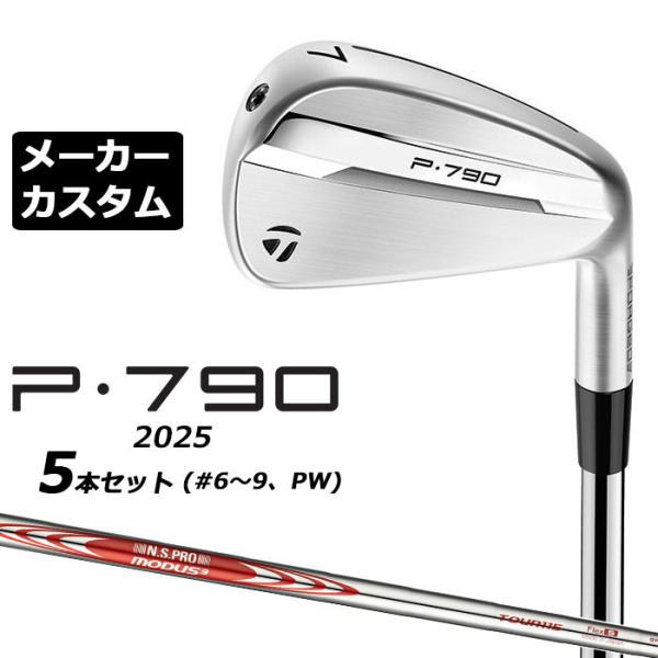 TaylorMade（テーラーメイド） P790 2025 アイアン 5本セット(#6-PW