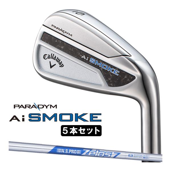 【大人気モデル】キャロウェイ Ai SMOKE メンズアイアンセット 5本 S Callaway キャロウェイ PARADYM Ai SMOKE アイアン5本セット(#6