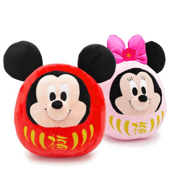 送料無料 あすつく ディズニー ぬいぐるみ 誕生日 祝電 誕生日 ぬいぐるみ ミッキー ミニー 招福だるま ぬいぐるみ 電報なし ディズニー Disney 達磨 お祝い ギフト プレゼント 結婚式 誕生日 代購幫